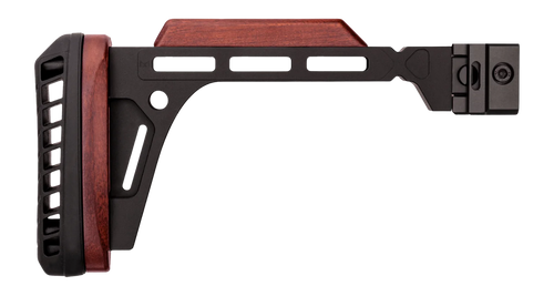 Woox SH.STK122.04 Forty-Seven Edge Stock Folding Aluminum/American Walnut