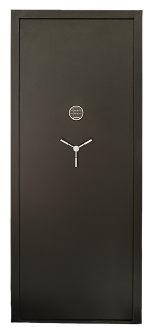 SnapSafe 75415 Vault Door  In-Swing Black 12 Gauge Steel 36.8" W x 81"H Access Code/Key Entry
