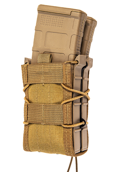 High Speed Gear 132R10CB TACO X2R Mag Pouch Coyote Brown Nylon MOLLE Mount