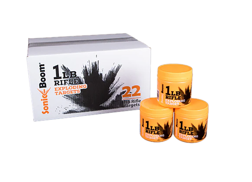 Sonic Boom/jerent SBT0120P   Rifle Exploding Target 1 lb 22 Pack