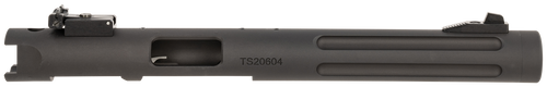 Tactical Solutions PL6TEMBRF Pac-Lite Barrel & Receiver 22 LR 6" Fluted Threaded Black Anodized Chrome Moly Steel, Fits Ruger 22/45/Mark I/II/III