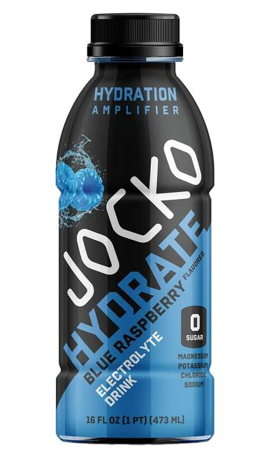 Jocko Fuel 29746 Blue Rasberry Hydrate Drink 16oz 12Pack