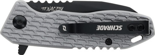 Schrade Knife Tenacity Folder - 2.5" Aus-10 Black/grey!