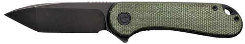 Civivi Knife Elementum 2.96" - Green Micarta/black D2 Lnrlck!