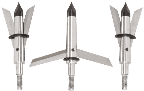 Allen 14674 Tomahawk Expandable Broadhead Stainless Steel Blades Silver 3 Pack