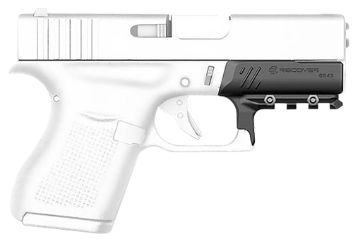 Recover Tactical GR4301 Compact Rail Adapter for Glock 43 43X and 48  Black