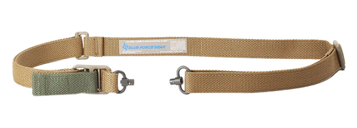Blue Force Gear VCASPB125AACB Vickers Push Button Sling Coyote Brown Cordura 36"-62" OAL Padded Rifle