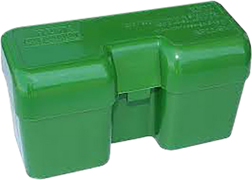 MTM Case-Gard RF22LM10 Ammo Box Flip-Top 375Rem Green Polypropylene 22rd