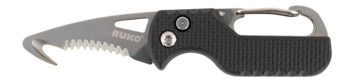 RUKO RUK0194BK    RESCUE 1.75' BLK GFR FOLDING