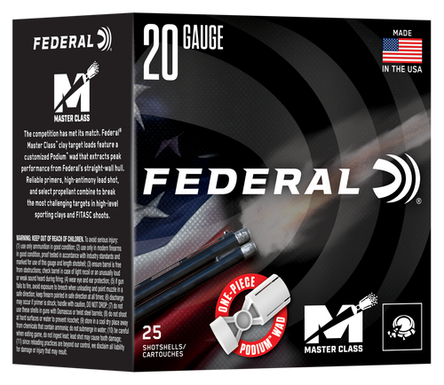 Federal MC2247.5   20Gauge 2.75" 7/8oz 7.5Shot 25 Per Box/10 Case