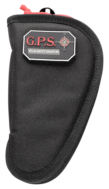 GPS Bags 1004CPCB Discreet Case  w/ Black Finish w/ Lockable Zipper for 4" or Less Barrel Handgun