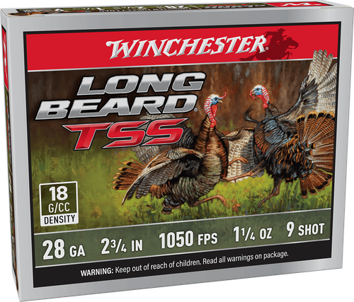 Winchester Long Beard Tss 28ga - 2.75" 1-1/4oz #9 5rd 10bx/cs
