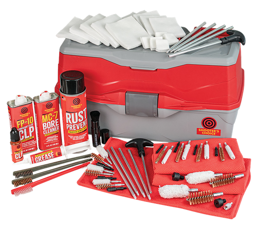 Shooters Choice 900MC Bullseye Box Cleaning Kit Multi-Caliber/12 Gauge Firearm Type Universal Nylon/Bronze/Stainless Steel Bristle