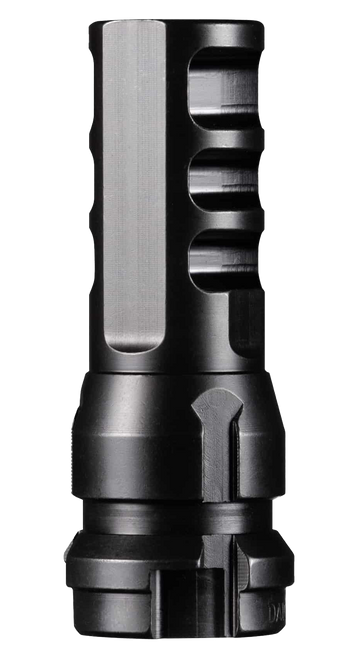 Dead Air DA103 KeyMo Muzzle Brake Black Nitride 4140 HT Alloy Steel 3/4"x24 Threads 338 Cal