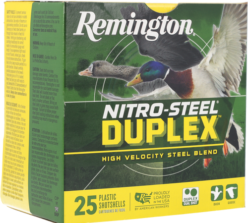 Remington Ammunition R26645   12Gauge 3" 1 1/4oz 4/BBShot 25 Per Box/10 Case