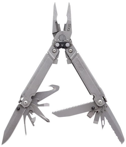 S.O.G SOGPA3001CP PowerAccess MT Stone Washed 5Cr15MoV Stainless Steel 6.82" Long