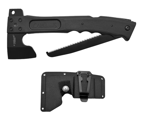 Camillus Camtrax 3-in-1 - Hatchet 7" Lockback Foldng Saw