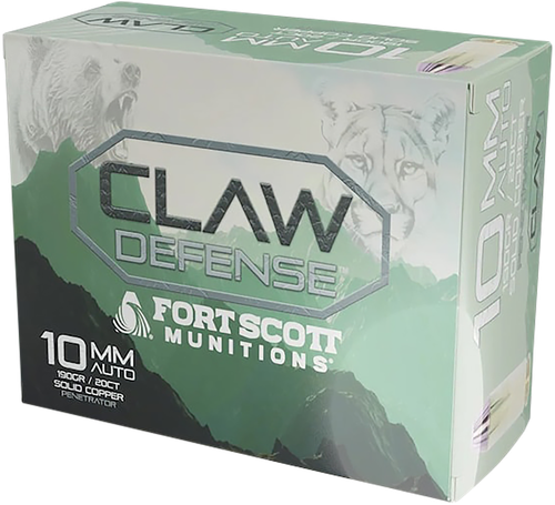 Fort Scott 10mm 190gr - Claw Defense Fn 20rd 25bx/cs