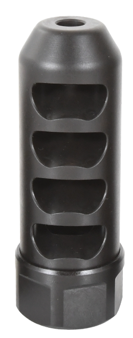 American Precision Arms G2F5838N Gen 2 Fat Bastard Self Timing Brake Black Nitride Stainless Steel with 5/8"-24 tpi Threads, 3.30" OAL & 1.115" Diameter for 338 Cal Rifle