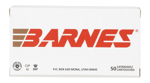 Barnes 9mm 115gr JHP - 50rd 10bx/cs