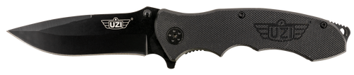 Uzi Accessories UZKFDR006 UZI Responder VI Black, Stainless-Steel Blade