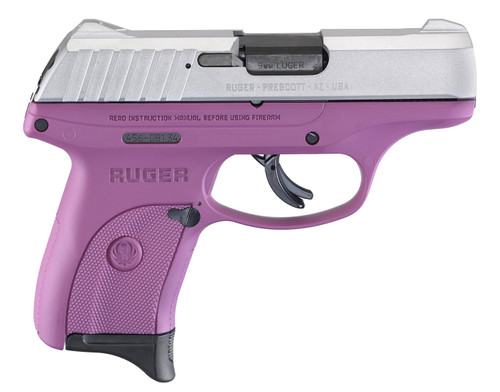 Ruger EC9s 9mm 7 round Purple Stainless Slide