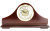 PS Products  MGC  Mantle Gun Clock Front Panel Entry Mahogany Stain Wood Holds 1 Handgun 14.62" L x 7.37" H x 3.75"
