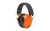 Walker's GWPDCPMBO Passive Advanced Protection Muff Polymer 26 dB Over the Head Blaze Orange Ear Cups with Black Headband Adult GWP-DCPM-BO