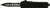 Templar Knife Large Otf Black - Rubber 3.5" Black Dagger Srrtd