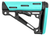 Hogue Overmolded, Hog 13440 AR15 Om Coll  Buttstock Milspec Aqua