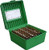 Mtm Deluxe Ammo Box Rifle 100 - Rounds .22-250 To .375h&h Grn