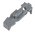 Magpul Industries Corp Tactile Lock-plate, Magpul Mag803-gry Tactile Lock Plate Type 1 5 Pack