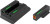 Truglo Sight Set Ruger Sr9/40 - Tfx Pro Green/orange Outline!