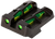 HiViz TRLW11 LiteWave Rear Sight Green/Red Interchangeable Fits Taurus G3, G3 Tactical, G3C, GX4, GX4XL, GX4 Carry