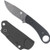 Cobratec D2 Skinner 3.75" Full - Tang Black G10 W/kydex Sheath