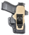 DeSantis Gunhide 230KJ9YZ0 Hyeye  IWB Black Kydex Belt Mount Ambidextrous