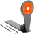 Champion Targets 40881 Gong Popper Target Rimfire Orange Steel Standing Includes Ground Stakes