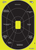Allen 15220-30 EZ Aim Splash  Hanging Paper Black/Chartreuse 30Pack