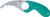 Crkt Bear Claw 2.39" Green W/ - Veff Serrations Belt Clip