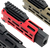Strike Industries CEVOHG6RED Strike  6" M-LOK Red Aluminum with Faux Suppressor for CZ Scorpion EVO (7.72" Barrel Length)