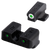 TruGlo TG231G1AC Tritium Pro  Black | Green Tritium Orange Outline Front Sight Green Tritium Rear Sight