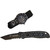 S&W SWXTMOPS2 S&W Extreme Ops Combo 3.18" Folding Plain Black 420 Stainless Steel Blade, Black Handle, Watch w/Compass