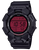 GSHOCK GD010BBR1CR   DIGITAL MOVEMENT  BLK/RED