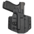 C&G Holsters 1850100 Covert  OWB Black Kydex Belt Loop Fits 1911 Government 5"