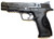 used M&P 9 Pro Series with 5" barrel and fiber optic front sight. Manufactured by Smith & Wesson