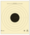 Action Target SR1100 Sighting Military Bullseye Tagboard Hanging 100 yds 21" x 21" Black/White 100 Per Box