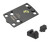 Night Fision Optic Plate & - Blank Sights Eps Carry 43x MOS