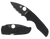 Spyderco C230GPBBK Lil' Native  2.42" Folding Plain Black DLC CPM S30V SS Blade/Black Textured G10 Handle Includes Pocket Clip