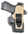 DeSantis Gunhide 230KJ6RZ0 Hyeye  IWB Black Kydex Belt Mount Ambidextrous