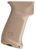 Hogue 74033   Pistol Grip w/o Finger Grooves FDE Overmolded Rubber Fits AK-47/AK-74